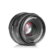 Meike 35 мм f1.4 Большая диафрагма ручной фокусировки APS-C объектив для sony NEX3/3N/5/5 T/5R/5N/NEX6/7/a5000/a5100/a6000/a6300+ подарок