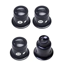 

1 Pcs Magnifier Resin Lens Optical Glass Lens Magnifier Magnifying Glass Loupe Lens Jeweler Watch Repair Tool 5X/10X /15X /20X
