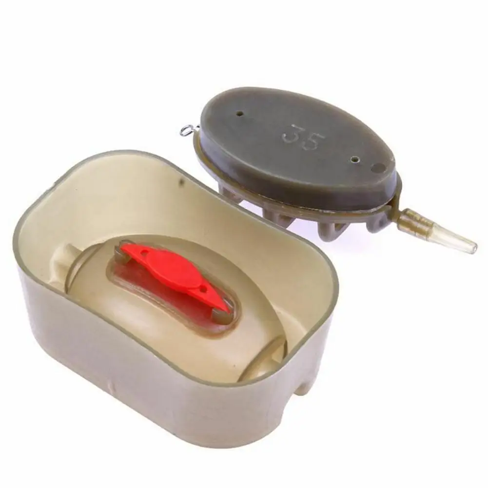 Carp Fishing Inline Flat Method Feeder 4 Feeders 15/20/25/35g Mould For Bait Set 30/35/50/60g HolderTool 2019 K9Y4 | Спорт и