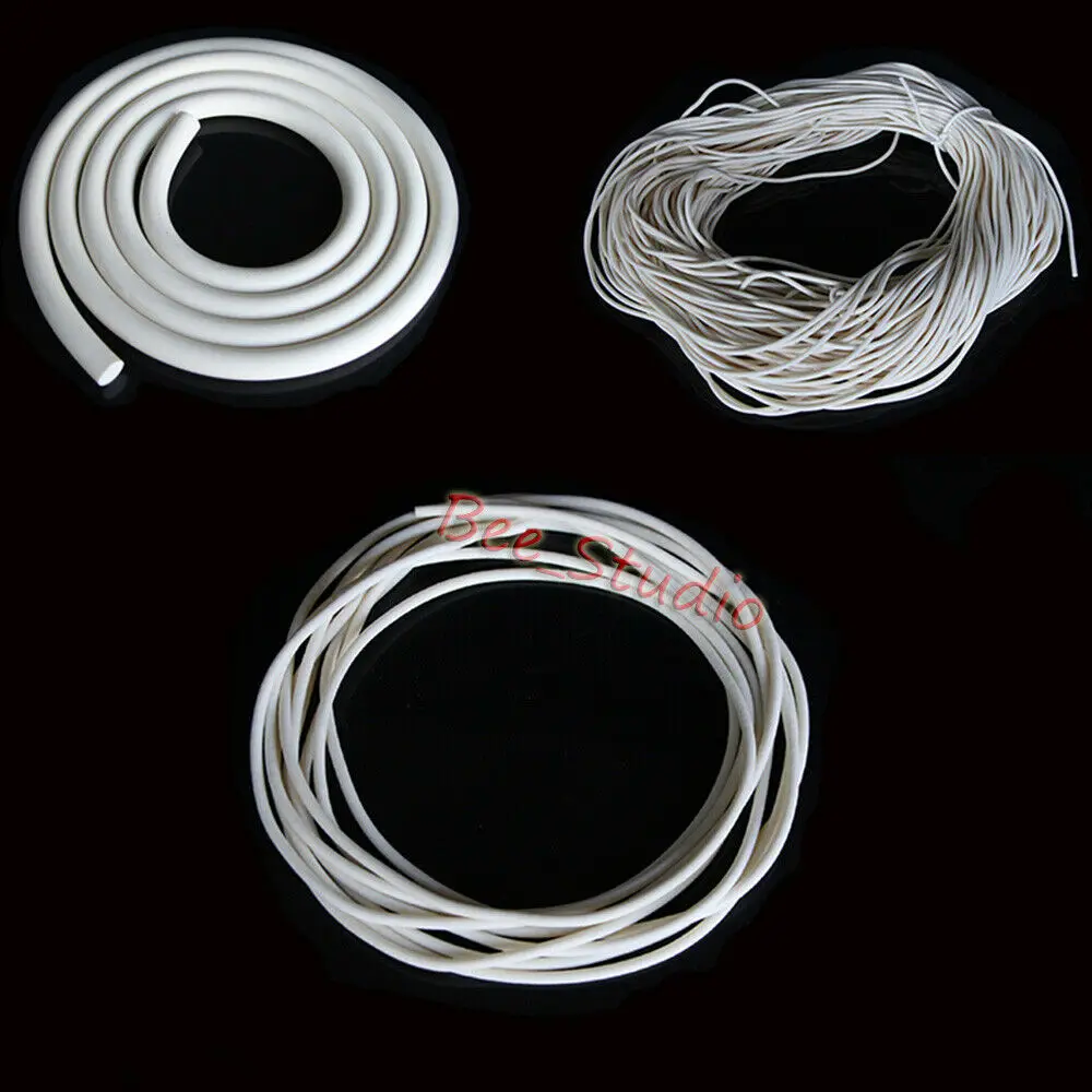 Waterproof Foamed Silicone Rubber Seal Strip Silicon Sponge Cord Round Solid VMQ Foaming Cord Dia.1/2/3/4/4.5/5/6/7/8/9/10-30mm