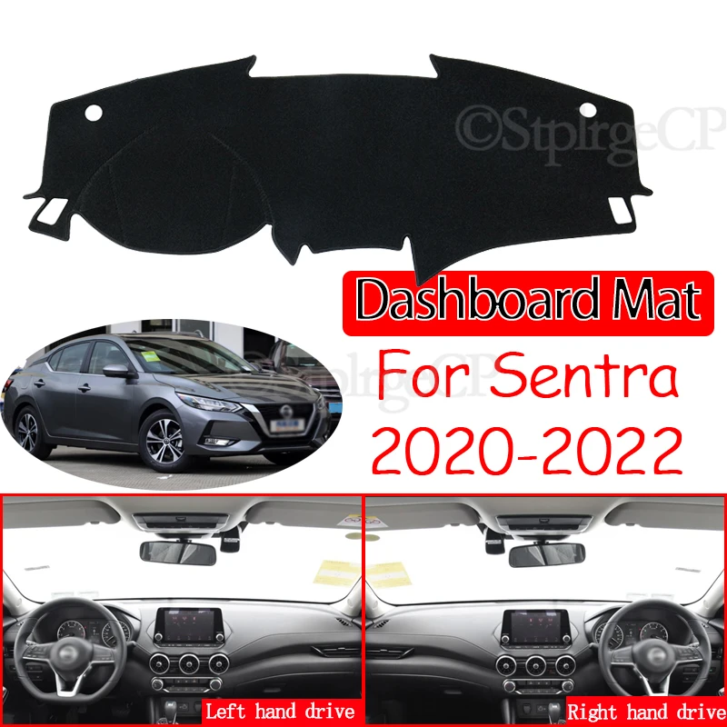 

Для Nissan Sentra 2020 2021 2022 B18 Противоскользящий коврик для приборной панели коврик для защиты от солнца Dashmat коврик для приборной панели анти-УФ аксессуары для автомобиля коврик