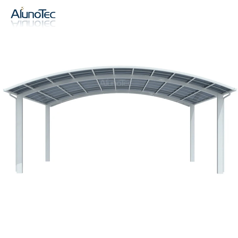 Waterproof Aluminum Polycarbonated Carport Car Shelter 5.5m Length x 6m Width x 3m Height
