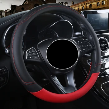 

Leather Car Steeting Wheel covers For Jeep All Models Grand Cherokee compass Commander Cherokee Wrangler patriot renegade