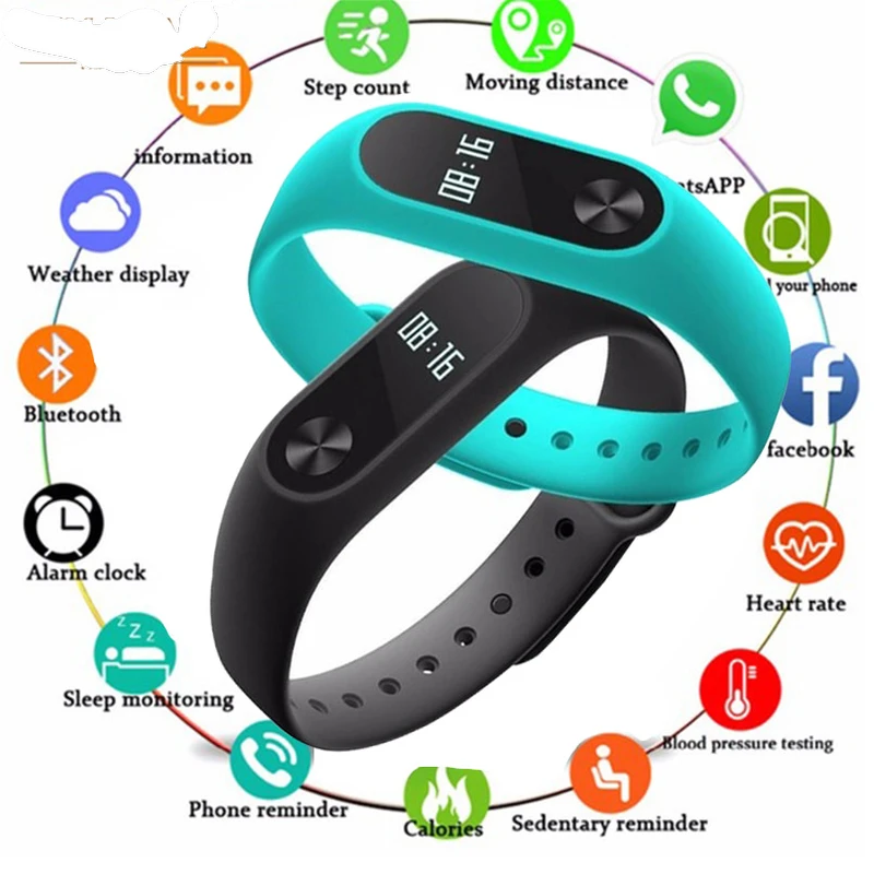 

Sport Smart Bracelet Clock Men Women Smartband For Android IOS Fitness Tracker Electronics Smart Clock Band Smartband Smartwatch