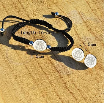 

CC1-RT --Stainless Steel Leopard bear jewelry set accessory