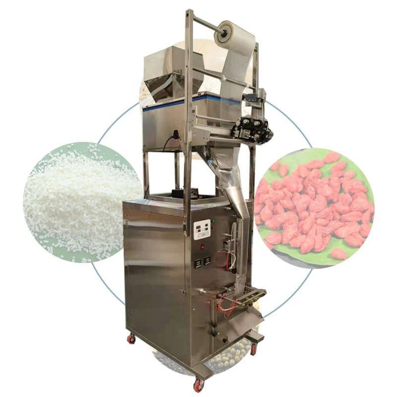 

220V Packing Machine Fully Automatic Sealer Granules Weighing Quantitative Pack Seal Bag Making Equipment Powder Packaging Tools