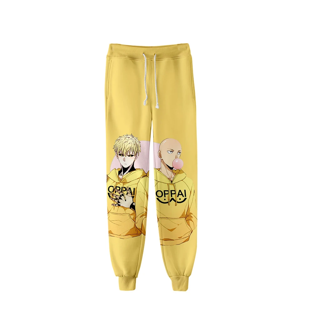 3D One Punch Man Oppai модные уличные штаны для бега Новые повседневные теплые спортивные штаны тонкие Harajuku мужские/женские брюки