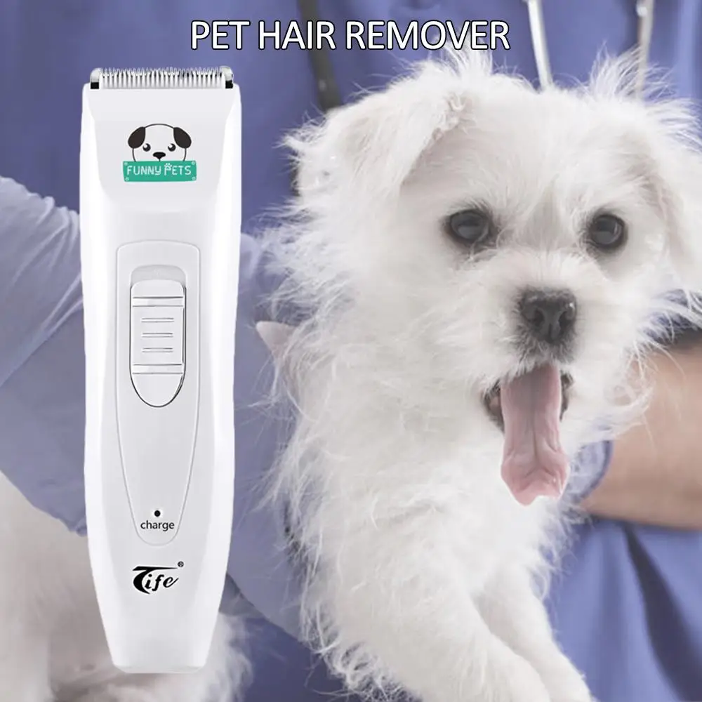 

Titanium Ceramic Cat Hair Cutter Clipper Tools Useful Dog Shaver Comb Practical Rechargeable Pet Hair Trimmer Fashionable
