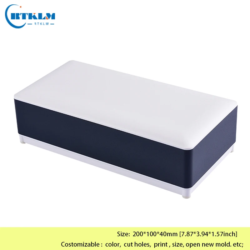 Aluminium project box diy metall case aluminium enclosure junction box amplifier housing for electronics 200*100*40mm