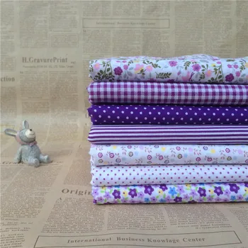 

7 Meters/Lot Mixed Printed Cotton Sewing Quilting Fabrics Basic Quality For Patchwork Needlework DIY Handmade Cloth Fabric J0022