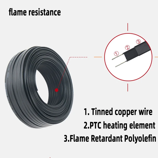 Prevent pipe freeze with the Self Regulating Heating Cable