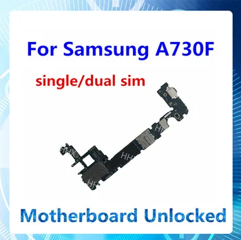 

Original for Samsung Galaxy A7 A8 A730F motherboard unlocked logic board A730F card/fee Android OS with chips single/dual sim