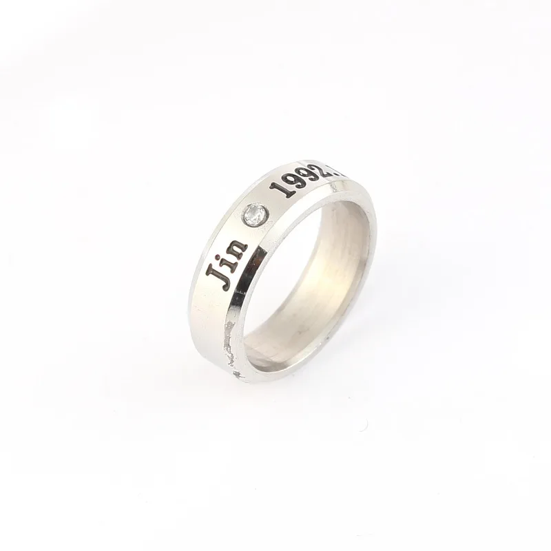 BTS Members Titan Kpop Rings