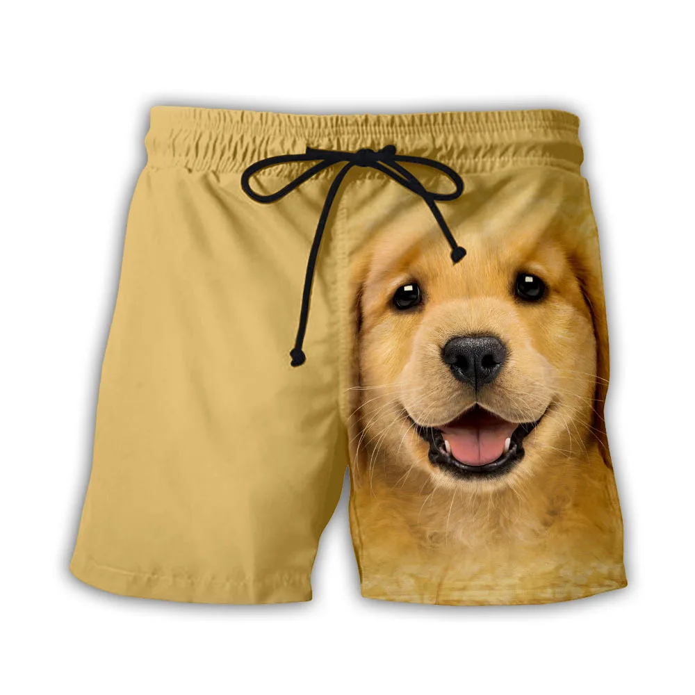 

Summer New Products New Style Cute Animal Expression 3D Printed Dog Expression Men Digital Printing Shorts
