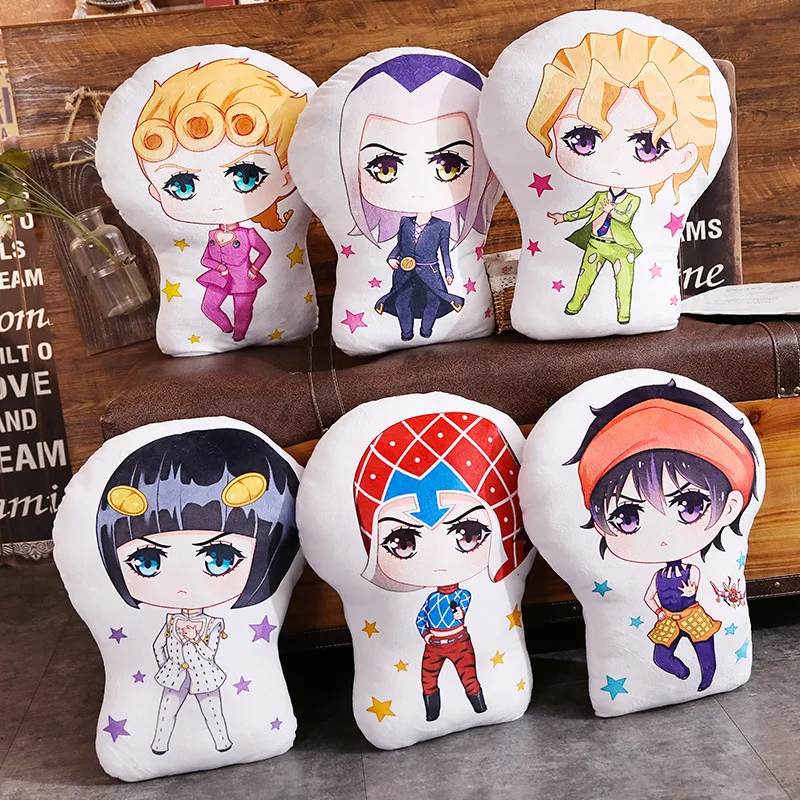 

Wonderful JOJO's Bizarre Adventure Golden Wind Surrounding Cos Pillow Animation Surrounding Pillow Crush Stuffed Toys