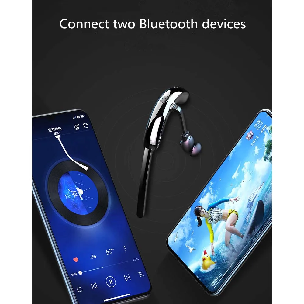 Универсальная беспроводная деловая гарнитура tebe Bluetooth 5 0 безболезненные