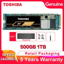 TOSHIBA RD500 SSD 250 ГБ 500 ГБ 1 ТБ M.2 2280 NVMe PCIe Gen3x4 Внутренний твердотельный диск Жесткий диск для ноутбука