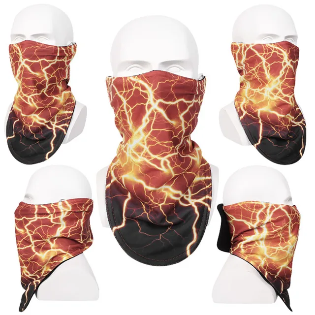 Breathable ski bibs snowboard scarf skiing full face mask winter neck buff warm cycling motorcycle windproof