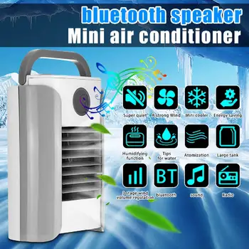 

Portable Mini Air Conditioner USB Fan Personal Space Air Cooler Humidifiers Light Table Fans Home Office Desk Air Conditioning