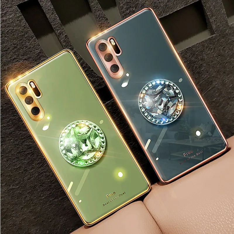 samsung cute phone cover Ốp Lưng Dành Cho Samsung Galaxy Samsung Galaxy Note 20 Cực S20 FE S10 A6 A7 A8 Plus J4 J6 J8 Thủ Mạ Mềm Mại nhẫn Giá Đỡ Bao Bọc Điện Thoại samsung silicone