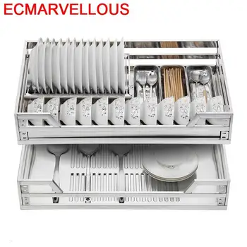 

Dish Cestas Corredera Keuken Cupboard Accessories Organizer Stainless Steel Cuisine Cocina Rack Kitchen Cabinet Storage Basket