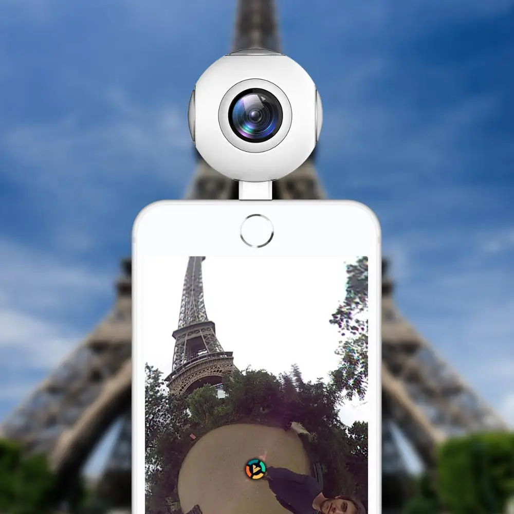 Mini 360 Degree Dual Angle Fish Eye Lens Panoramic Camera HD VR Video Camera Sport & Outdoor Action Cam For Andirod