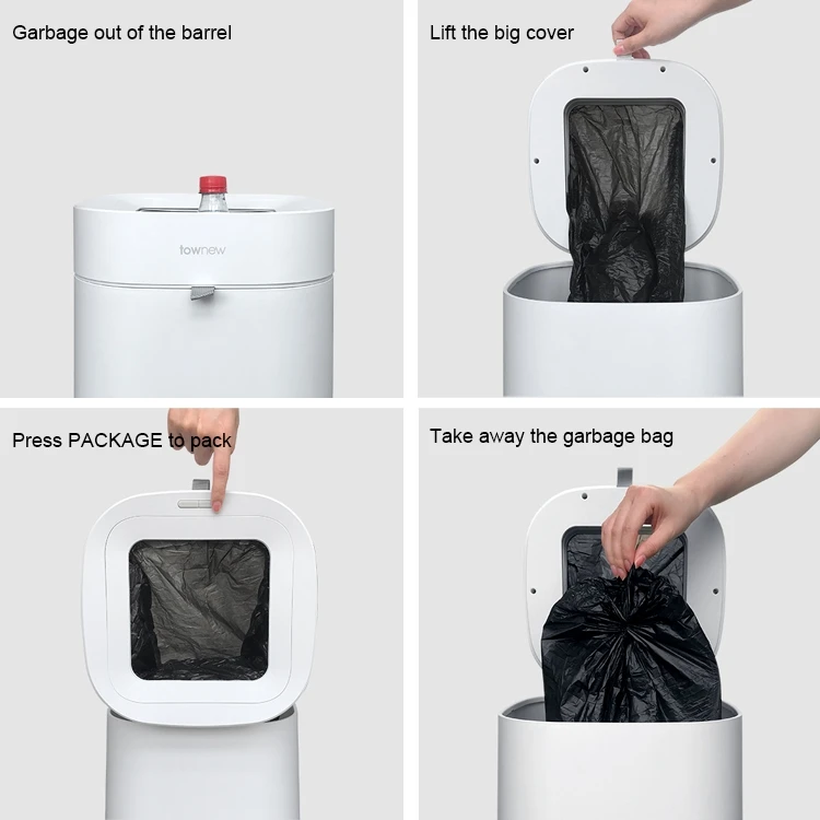 Xiaomi Townew высокой емкости T Air умный ящик для мусора