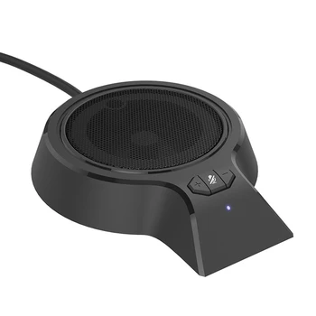 

Office Mono Condenser Microphone Video Conference Computer Laptop USB Omnidirectional Teaching Volume Adjustable Plug And Play