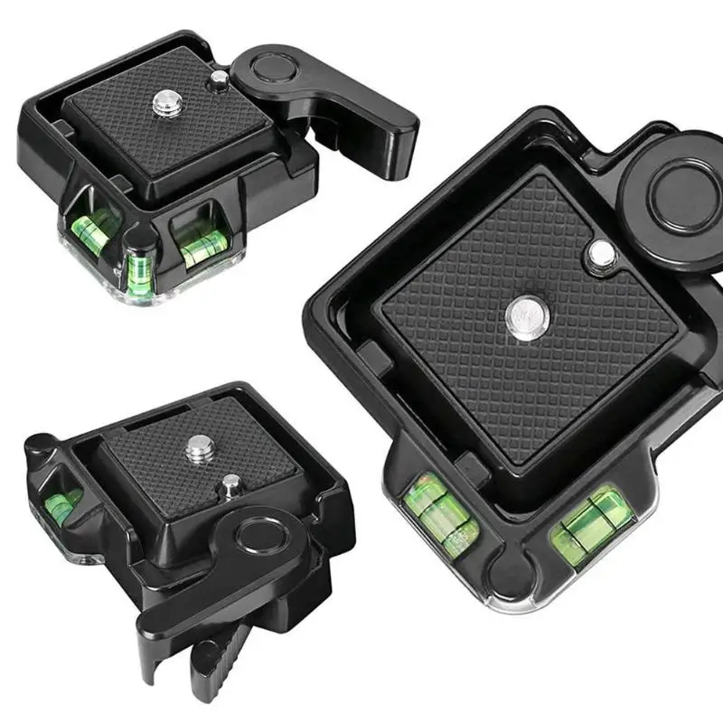 

Metal Quick Release Plate Mount Base Camcorder Tripod Monopod Platform Ball Head Hot Shoe Flash Stand For DSLR Camera Outdoor