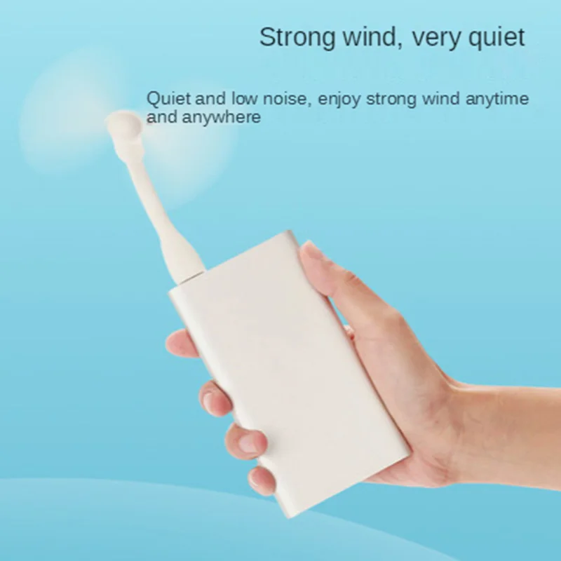 Портативный мини-вентилятор Xiaomi Youpin ZMI гибкий съемный USB-вентилятор для