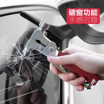 

Car Multifunctional Emergency Life Hammer Outdoor Safety Hammer Glass Breaker Seatbelt Cutter Window Escape Tool Screwdriver Set