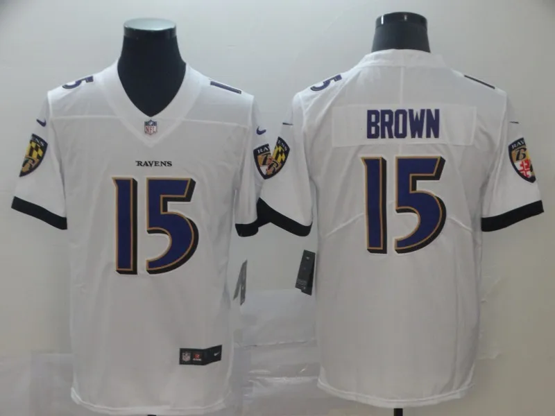 1 Стилизованная, Мужская Baltimore# Ravens маркиза коричневая майка - Цвет: 1
