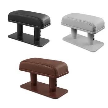 

Universal car armrest left elbow support booster leather central armrest right adjustable box Anti-fatigue door armrest