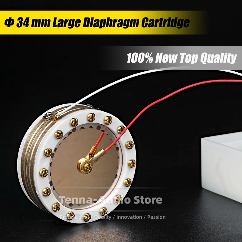Nucleo Della Cartuccia Del Microfono Della Capsula Del Diaframma Grande Da 34 Mm Per Rode Nt1A Podcaster Procaster Trasmettitore Audio Condensatore Mi