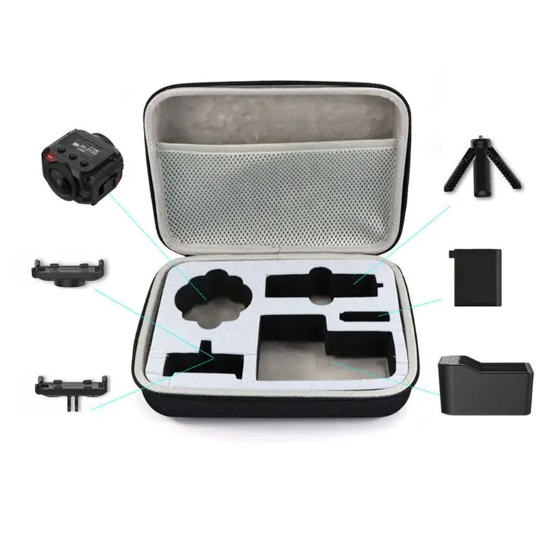 

Portable Shockproof Hard EVA Storage Bag Protective Carrying Case Travel Bag for Garmin Virb 360 Action Camera Accessories