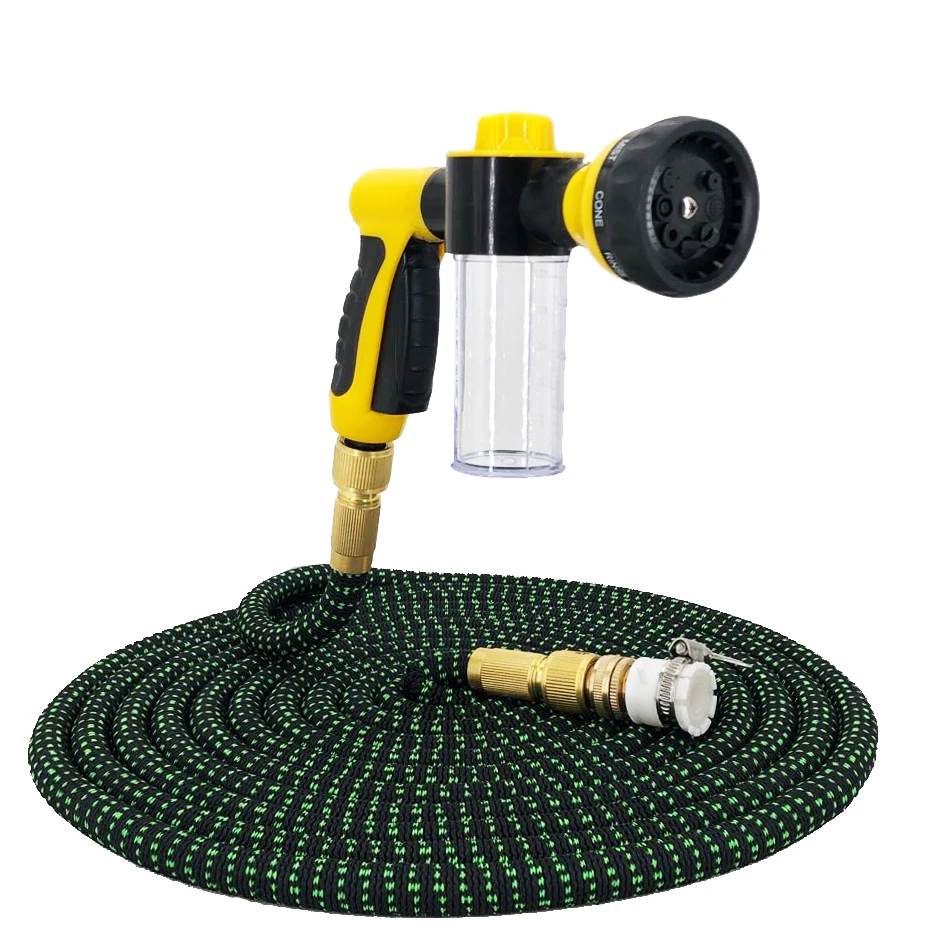 Foam Water Gun Hose Garden Hose Telescopic Magic Watering Hose EU High