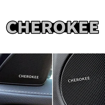 

Car Styling Aluminum Emblem Badge For jeep cherokee Car Speaker audio stickers Decal Decoration