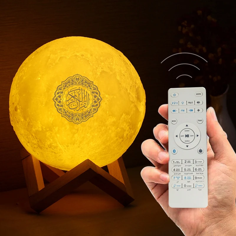Беспроводной коранский Bluetooth динамик 7 цветов цветной пульт дистанционного