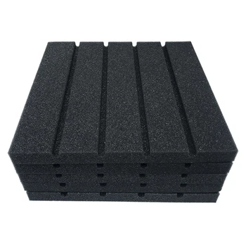 

ABSF 6pcs Recording Studio Soundproofing Acoustic Panels Foam Thick Sponge Light Weight Absorption Acoustic