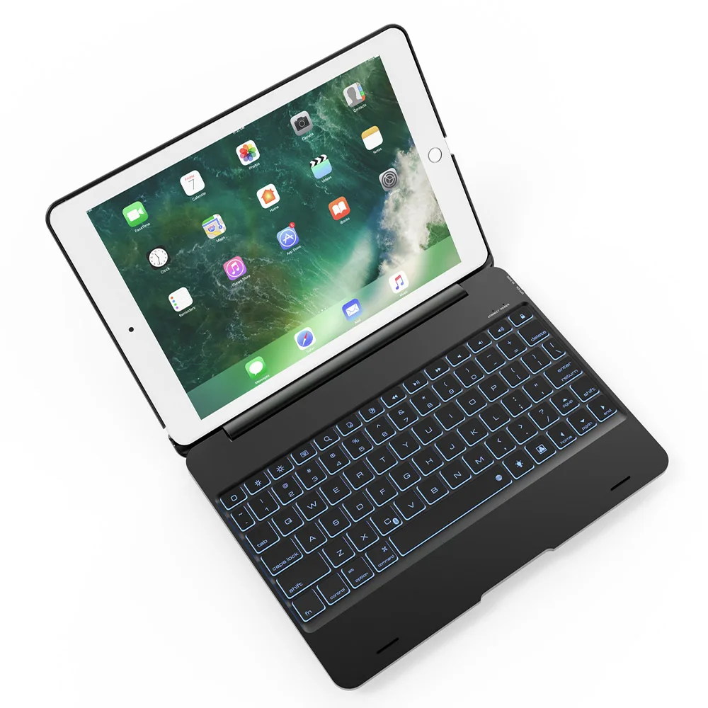 Складной чехол с беспроводной клавиатурой Bluetooth 78 клавишами для apple 2017/2018 новый IPad