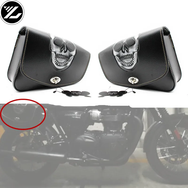 Motorcycle Bag For Sportster Xl 883 1200 Motor Saddle Bags Pu Leather
