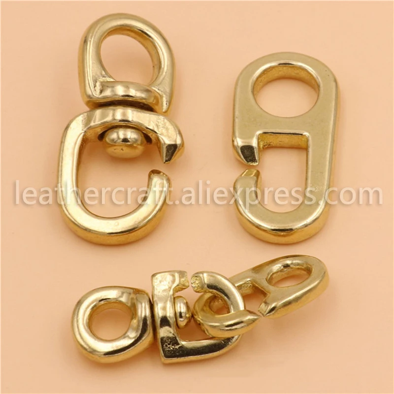 1x Metal solid brass flag pole cilp snap hooks flagpole Attachment