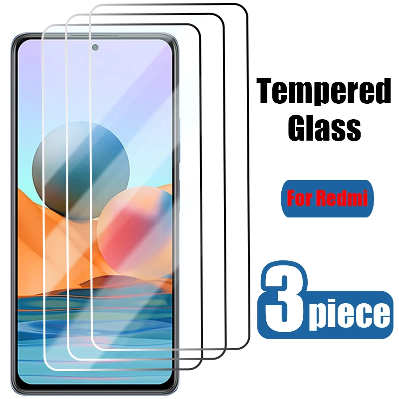 Phone-Glass Go-Screen-Protector Xiaomi Redmi Note-9 for Note-9/8-pro/8t/.. 3PCS 9C 7A