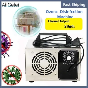 

28g Ozone Generator O3 Ozonator machine Air Cleaner Stainless steel water air purifier deodorization sterilization Sterilize