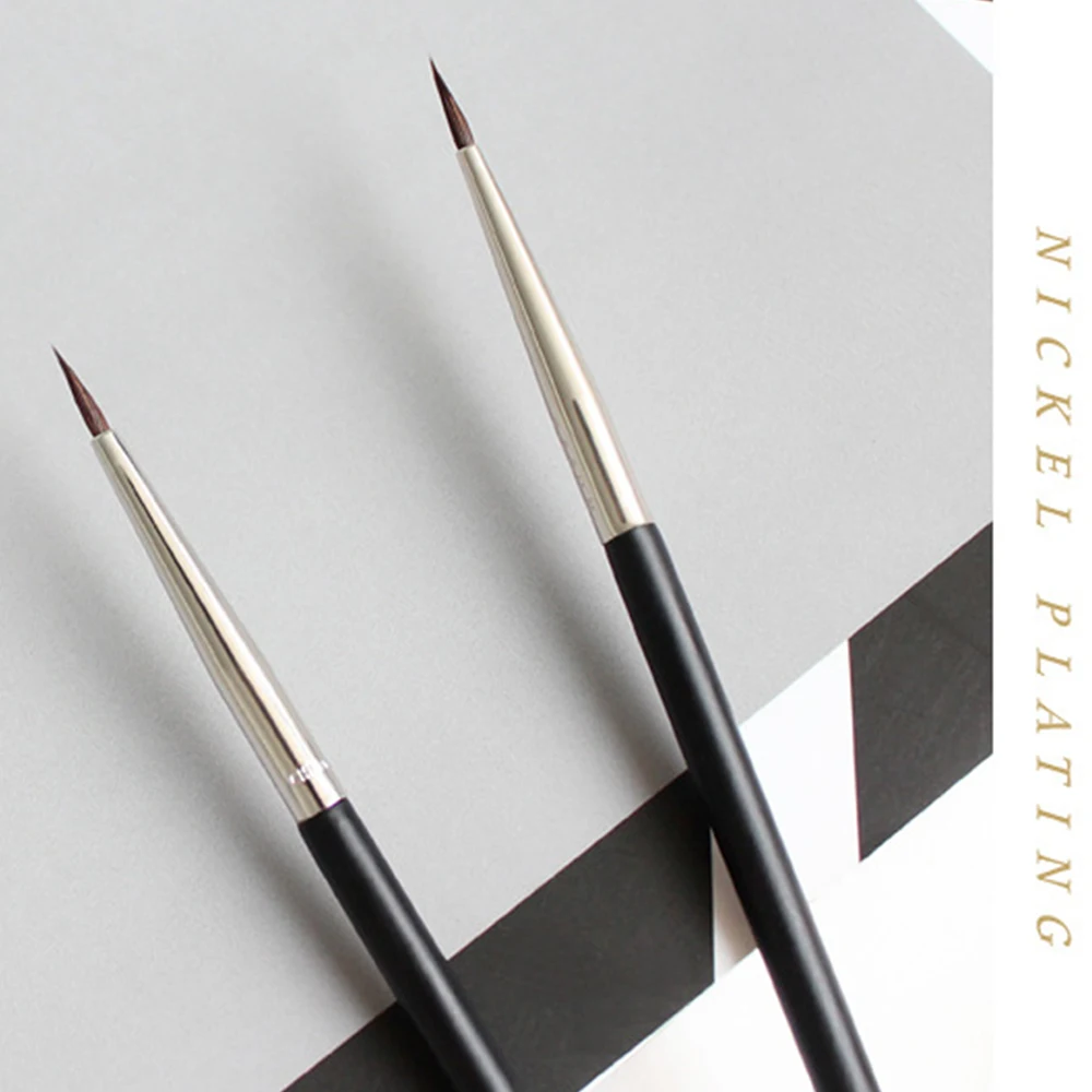 Лидер продаж профессиональная кисть для подводки глаз с изогнутыми волосами из