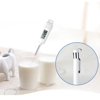 

Electronic Food Thermometer Water Temperature Meter with Pen Cover Fast 5 Seconds Temperature Measurement TP400