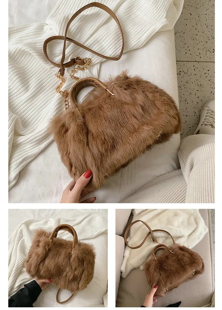 OLOEY Hairy Bag, новинка, Корейская версия, женская сумка, модная плюшевая сумка, женская сумка через плечо, сумка-мессенджер, Женская квадратная посылка