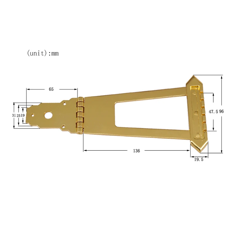 XSXS- Gold 6 струнный гитарный Струнодержатель моста