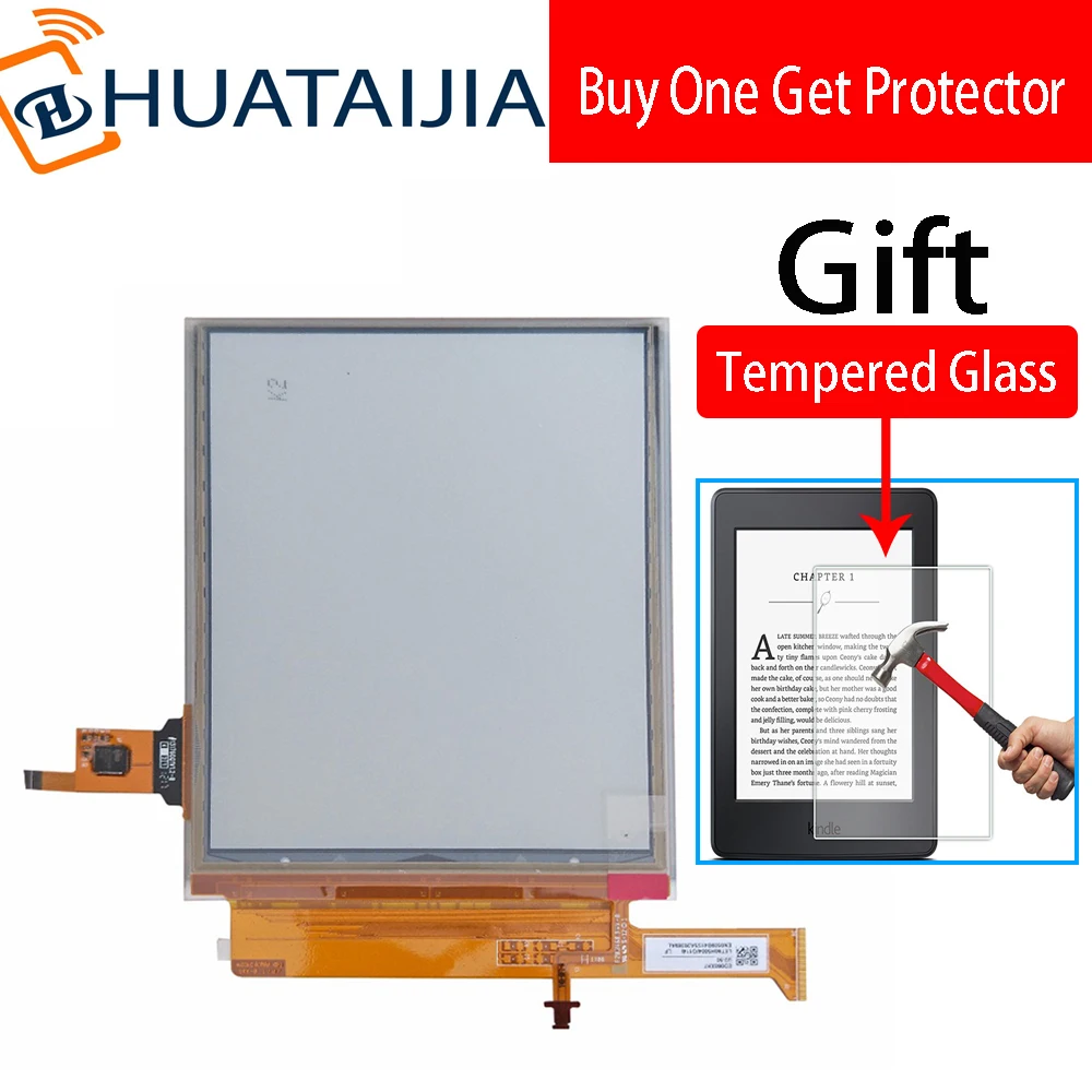 Display Lcd e Leitor de Livros Touch Panel Ed060xh7 Onyx Boox Vasco da Gama Eink Carta 100 Novo