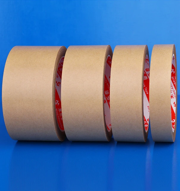 1 Roll 30m Kraft Paper Tape Bundled Adhesive Paper Tapes Sealed Water  Masking Paper Tape for Art Painting Packaging Tool - AliExpress